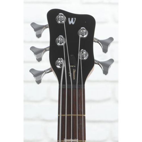  Warwick Pro Series 5 Streamer CV Electric Bass Guitar - Black Demo