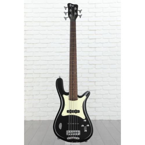  Warwick Pro Series 5 Streamer CV Electric Bass Guitar - Black Demo