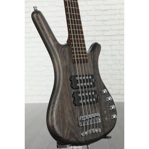  Warwick Pro Series Corvette $$ 5-string Electric Bass Guitar - Nirvana Black Transparent Satin