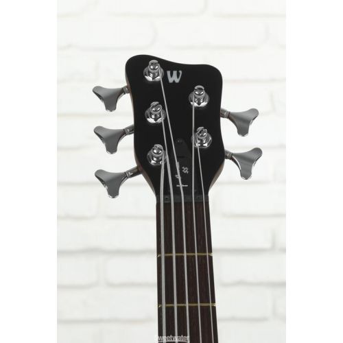  Warwick Pro Series Corvette $$ 5-string Electric Bass Guitar - Nirvana Black Transparent Satin