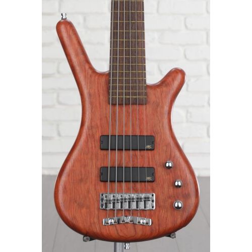  Warwick Pro Series Corvette Standard 6-string Bass Guitar - Natural Bubinga Demo