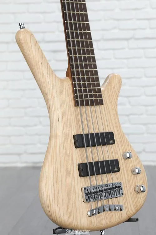  Warwick Pro Series Corvette Standard 6-string Bass Guitar - Natural Ash