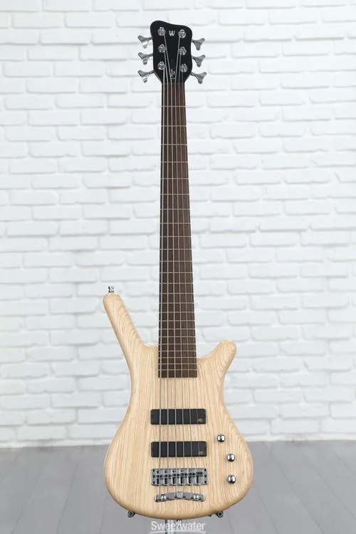  Warwick Pro Series Corvette Standard 6-string Bass Guitar - Natural Ash