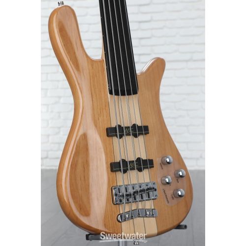  Warwick RockBass Streamer NT I 5-string Fretless Bass Guitar - Natural