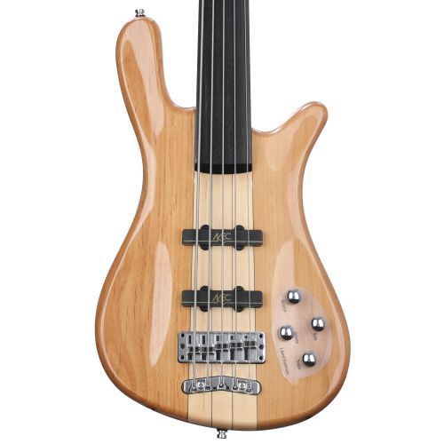  Warwick RockBass Streamer NT I 5-string Fretless Bass Guitar - Natural