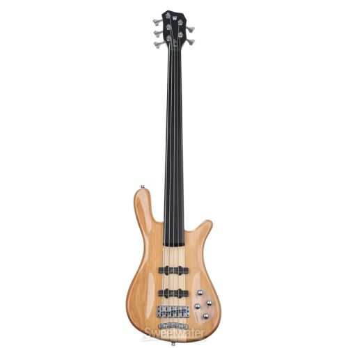  Warwick RockBass Streamer NT I 5-string Fretless Bass Guitar - Natural