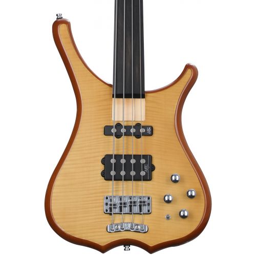  Warwick RockBass Infinity 4-string Fretless Bass Guitar - Natural Transparent Satin