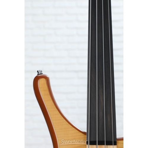  Warwick RockBass Infinity 4-string Fretless Bass Guitar - Natural Transparent Satin