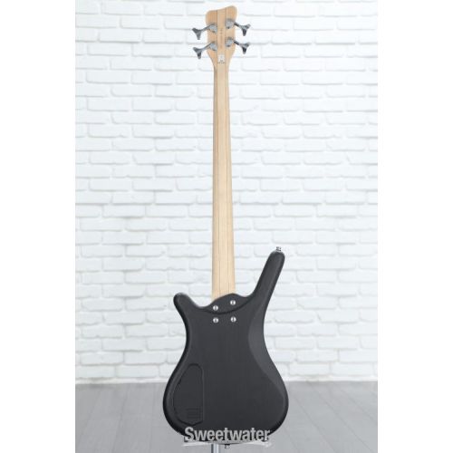  Warwick RockBass Corvette $$ Fretless Electric Bass Guitar - Nirvana Black Transparent Satin