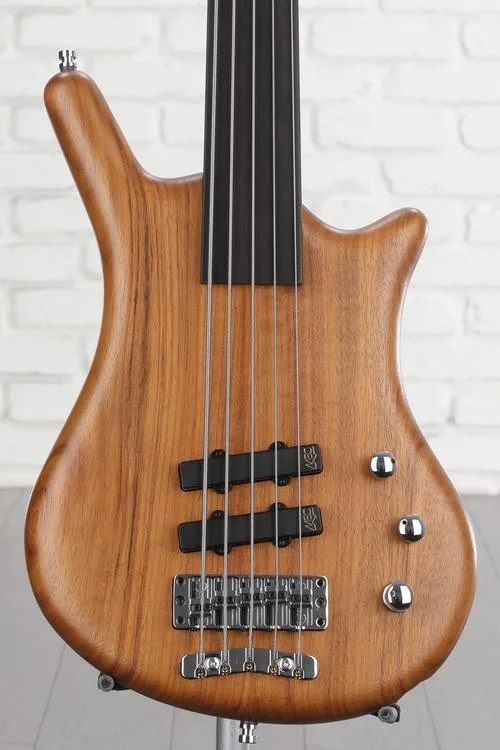 Warwick Pro Series Thumb BO Fretless 5-string Bass - Natural Satin