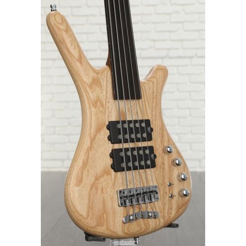  Warwick Pro Series Corvette $$ 5-string Fretless Electric Bass Guitar - Natural Satin