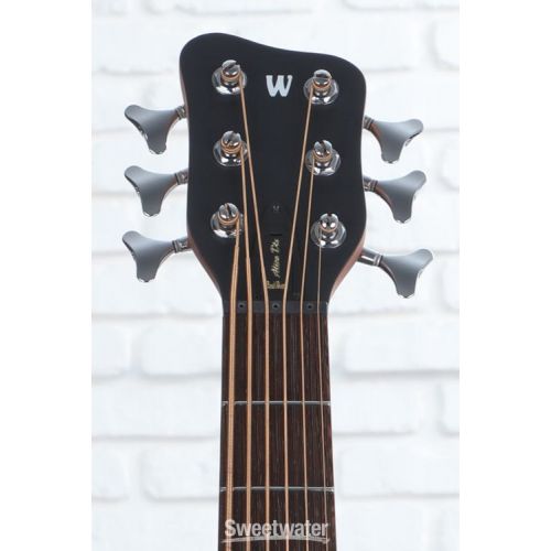  Warwick RockBass Alien Deluxe 6-string Acoustic-electric Bass Guitar - Natural Transparent Satin