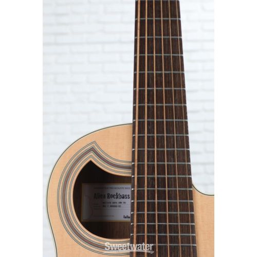  Warwick RockBass Alien Deluxe 6-string Acoustic-electric Bass Guitar - Natural Transparent Satin