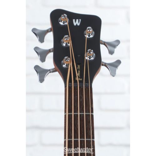  Warwick RockBass Alien Standard 5-string Acoustic-electric Bass Guitar - Natural Transparent Satin