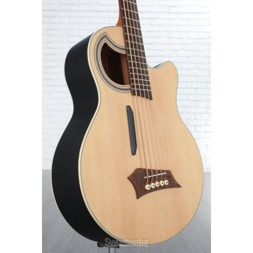  Warwick RockBass Alien Standard 5-string Acoustic-electric Bass Guitar - Natural Transparent Satin