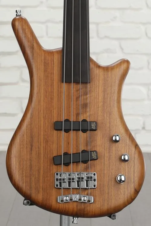 Warwick Pro Series Thumb BO Fretless 4-string Bass - Natural Satin