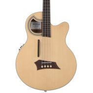 Warwick RockBass Alien Deluxe Hybrid Thinline Acoustic-electric Bass Guitar - Natural