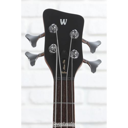  Warwick RockBass Alien Deluxe Hybrid Thinline Acoustic-electric Bass Guitar - Natural