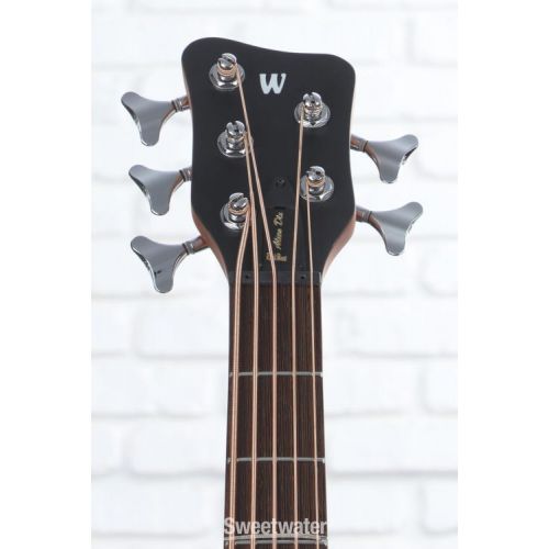  Warwick RockBass Alien Deluxe 5-string Acoustic-electric Bass - Natural Transparent Satin