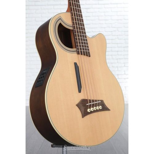  Warwick RockBass Alien Deluxe 5-string Acoustic-electric Bass - Natural Transparent Satin