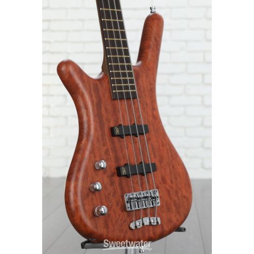  Warwick Pro Series Corvette Standard 4-string Left-handed Bass Guitar - Natural