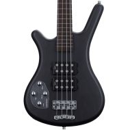 Warwick RockBass Corvette $$ Left-handed Electric Bass Guitar - Nirvana Black Transparent Satin