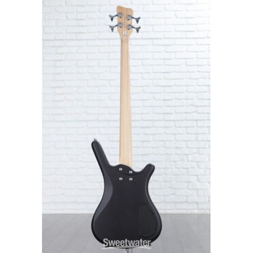  Warwick RockBass Corvette $$ Left-handed Electric Bass Guitar - Nirvana Black Transparent Satin
