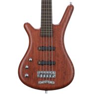 Warwick Pro Series Corvette Standard 5-string Left-handed Bass Guitar - Natural Bubinga