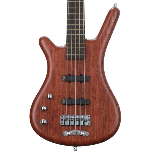  Warwick Pro Series Corvette Standard 5-string Left-handed Bass Guitar - Natural Bubinga