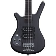 Warwick RockBass Corvette $$ 5-string Left-handed Electric Bass Guitar - Nirvana Black Transparent Satin