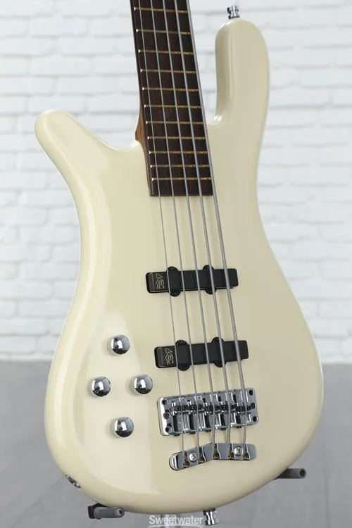  Warwick Pro Series 5 Streamer LX Electric Bass Guitar Left-handed - Transparent Satin