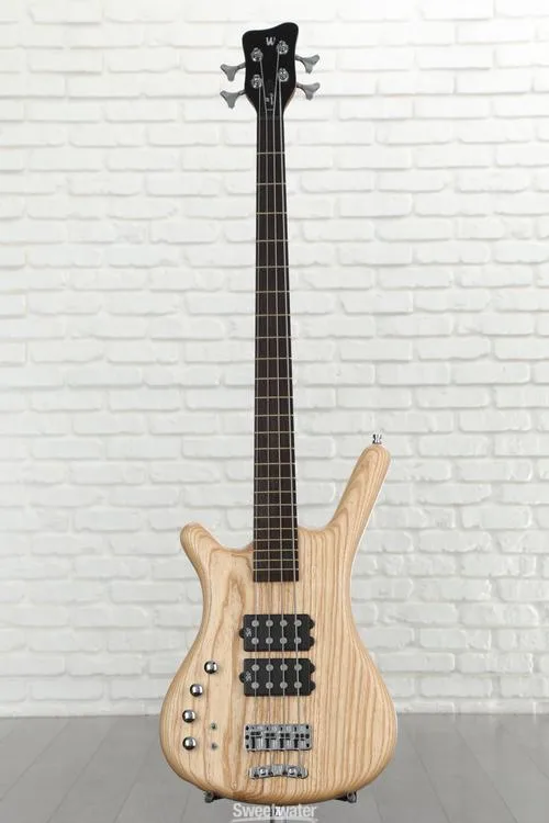  Warwick Pro Series Corvette $$ Left-handed Bass Guitar - Natural