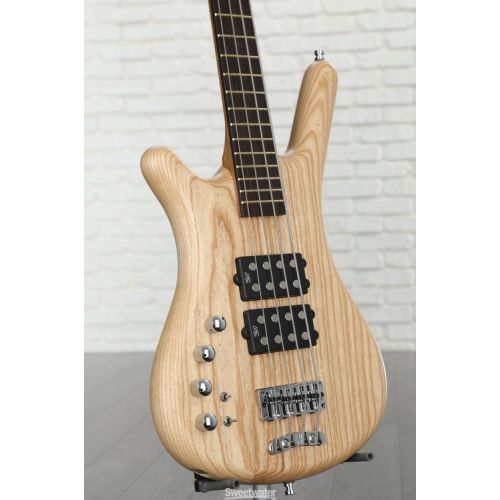  Warwick Pro Series Corvette $$ Left-handed Bass Guitar - Natural