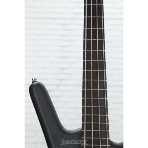  Warwick RockBass Corvette Taranis Bass Guitar - Satin Nirvana Black Transparent