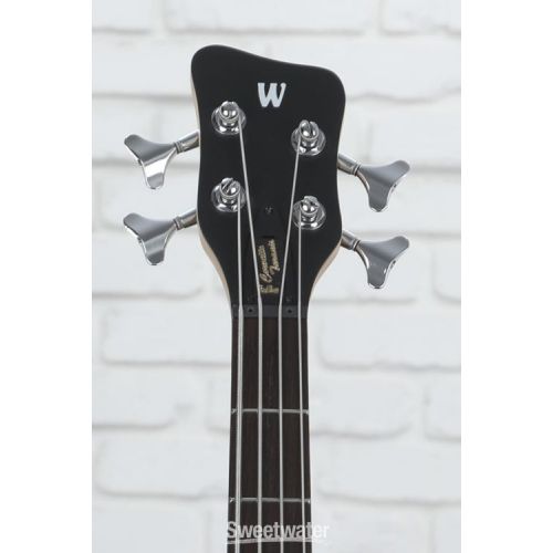  Warwick RockBass Corvette Taranis Bass Guitar - Satin Nirvana Black Transparent
