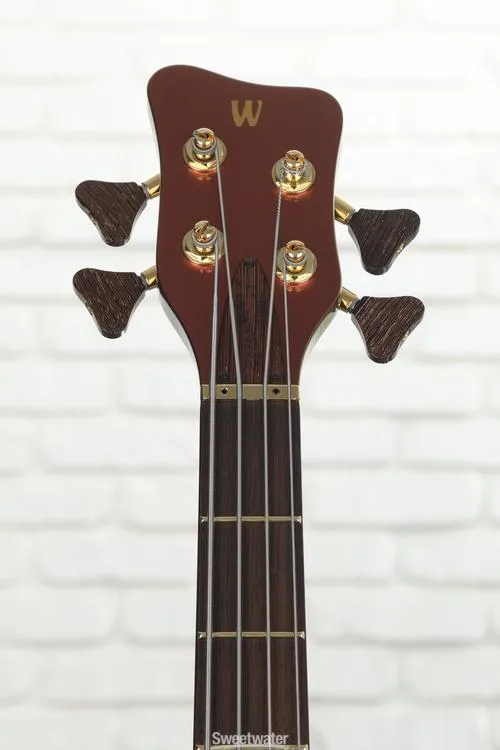  Warwick Custom Shop Streamer Stage I Electric Bass Guitar- Magenta Gold Flip Flop Custom Finish