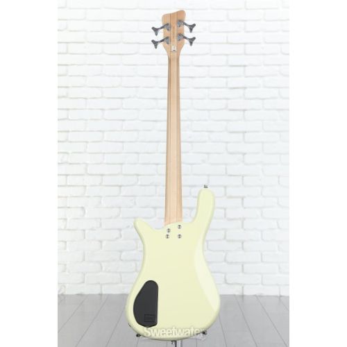  Warwick RockBass Artist Line Adam Clayton 4-string Bass Guitar - Solid Creme White