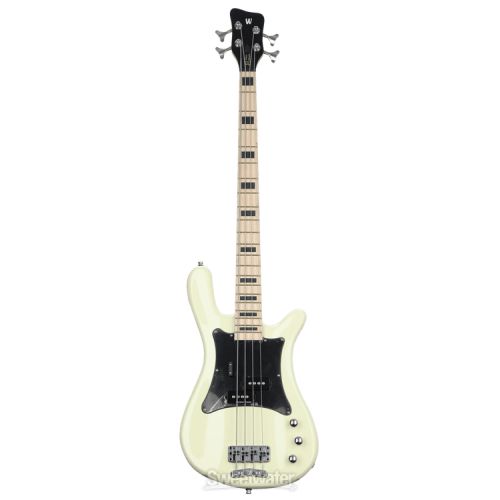  Warwick RockBass Artist Line Adam Clayton 4-string Bass Guitar - Solid Creme White