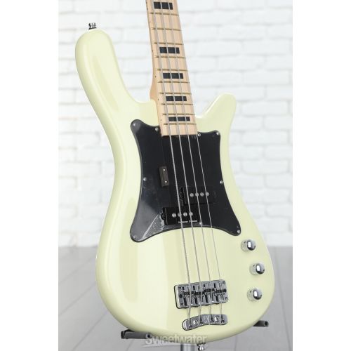  Warwick RockBass Artist Line Adam Clayton 4-string Bass Guitar - Solid Creme White