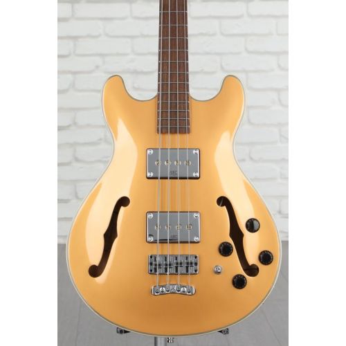  Warwick RockBass Star Bass 4-string Hollowbody Electric Bass - Metallic Gold