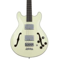 Warwick RockBass Star Bass 4-string Hollowbody Electric Bass - Solid Creme White