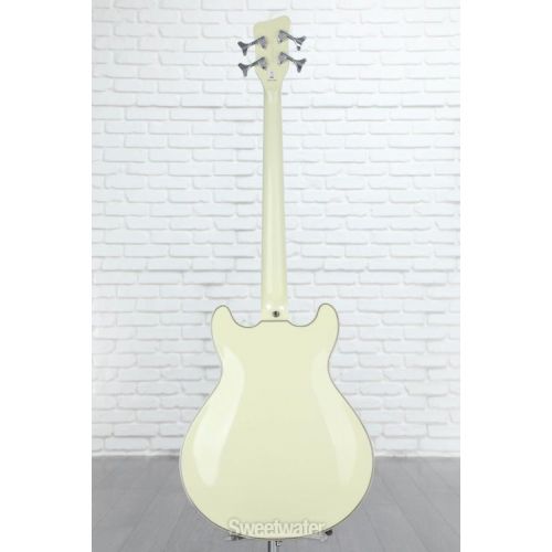  Warwick RockBass Star Bass 4-string Hollowbody Electric Bass - Solid Creme White