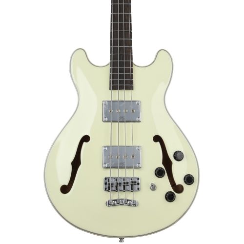  Warwick RockBass Star Bass 4-string Hollowbody Electric Bass - Solid Creme White