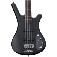 Warwick RockBass Corvette Basic 4-string Bass Guitar - Nirvana Black Transparent Satin