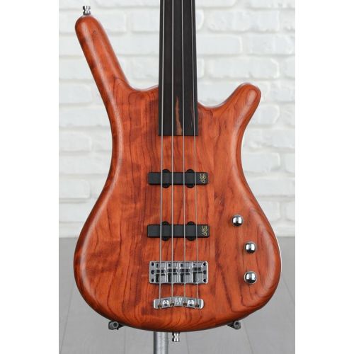  Warwick Pro Series Corvette Standard Fretless 4-string Bass Guitar - Natural with Ebony Fingerboard