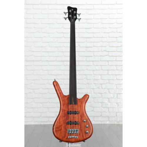  Warwick Pro Series Corvette Standard Fretless 4-string Bass Guitar - Natural with Ebony Fingerboard