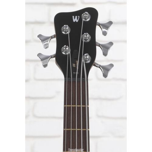  Warwick Pro Series Corvette $$ 5-string Left-handed Electric Bass Guitar - Natural Satin