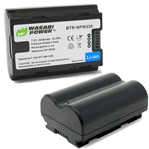  Wasabi Power Battery for Fujifilm NP-W235 (2-Pack) & and Compatible with Fujifilm GFX 50S II, GFX 100S, Fujifilm X-T4, VG-XT4 Vertical Battery Grip