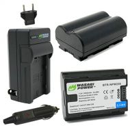 Wasabi Power Battery (2-Pack) & Charger for Fujifilm NP-W235 & Compatible with Fujifilm GFX 50S II, GFX 100S, Fujifilm X-T4, VG-XT4 Vertical Battery Grip