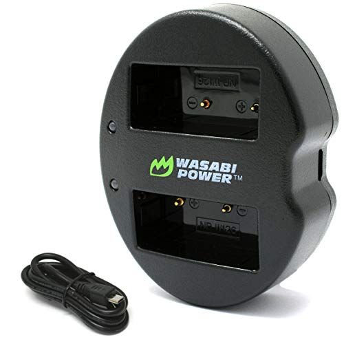  Wasabi Power Dual USB Battery Charger for Fujifilm NP-W126, BC-W126